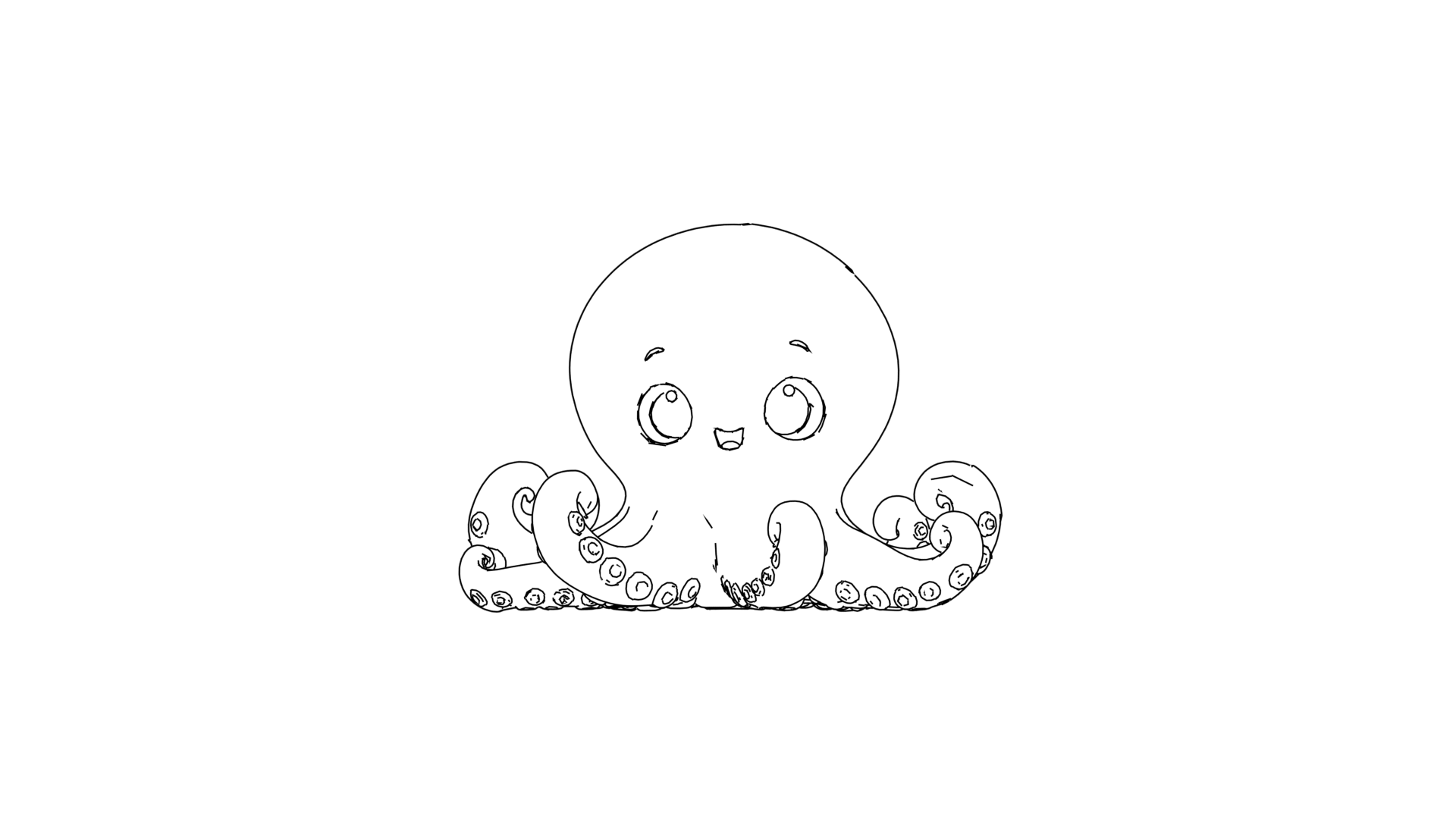 Blender 输出的备用轮廓图